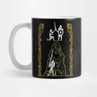 Beowulf Vs Grendel's Mother Mug